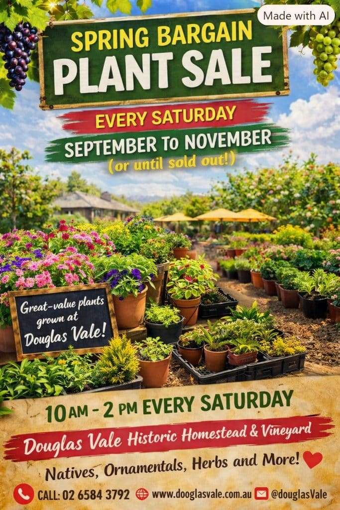 Spring Bargain Plant Sale starting on